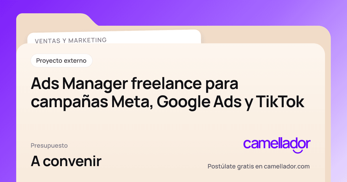 Vista previa del enlace con la marca de Camellador
