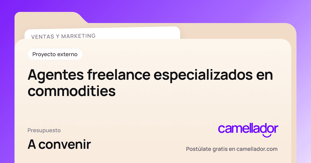 Vista previa del enlace con la marca de Camellador