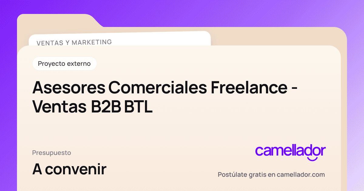 Vista previa del enlace con la marca de Camellador