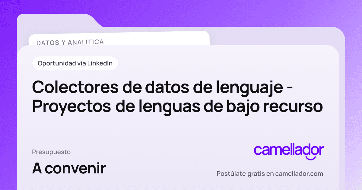 Vista previa del enlace con la marca de Camellador