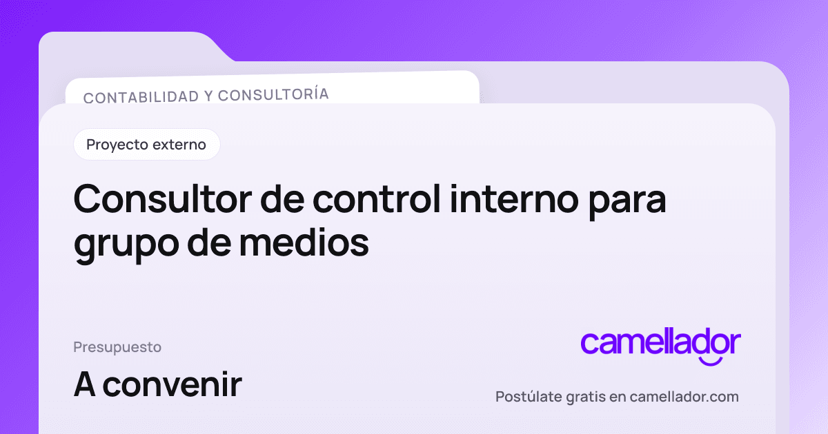 Vista previa del enlace con la marca de Camellador