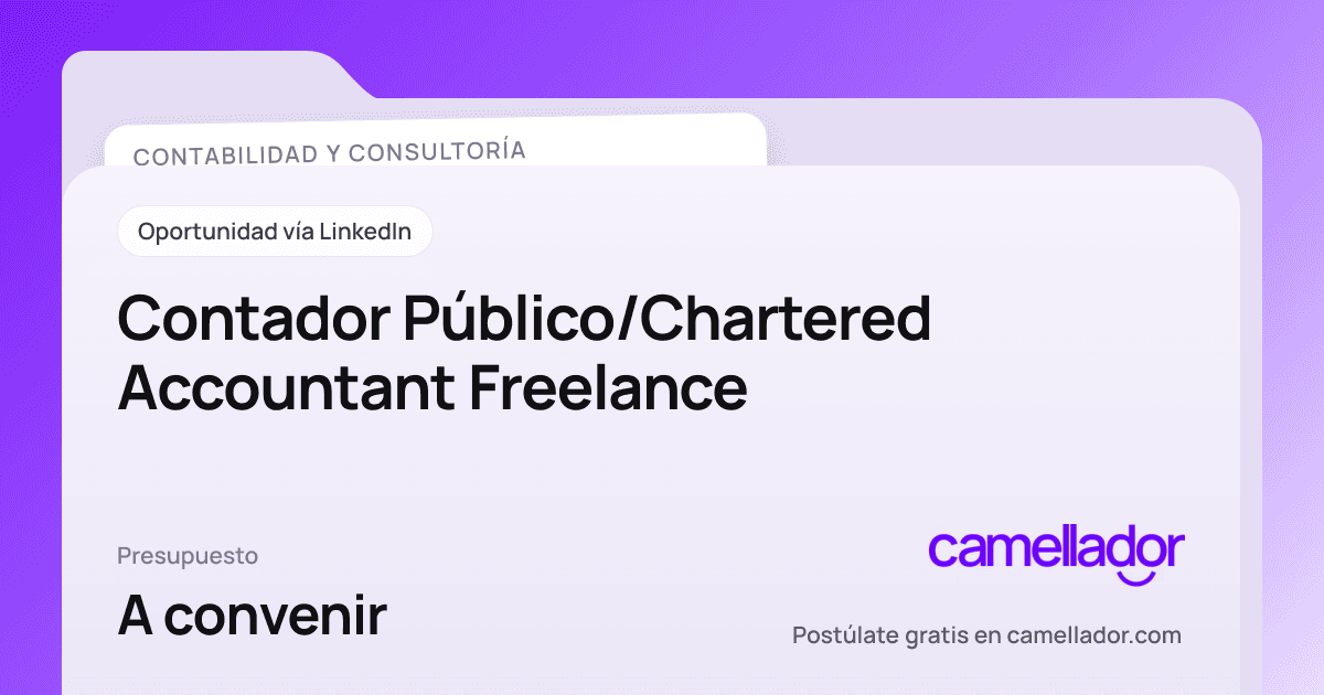 Vista previa del enlace con la marca de Camellador