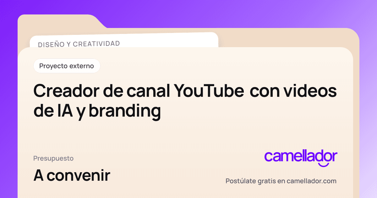 Vista previa del enlace con la marca de Camellador
