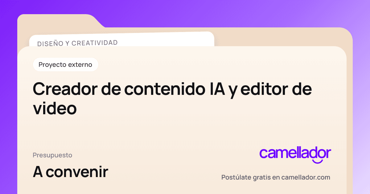 Vista previa del enlace con la marca de Camellador