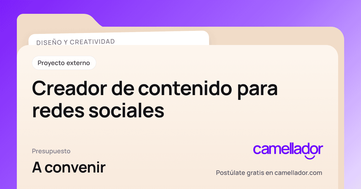 Vista previa del enlace con la marca de Camellador