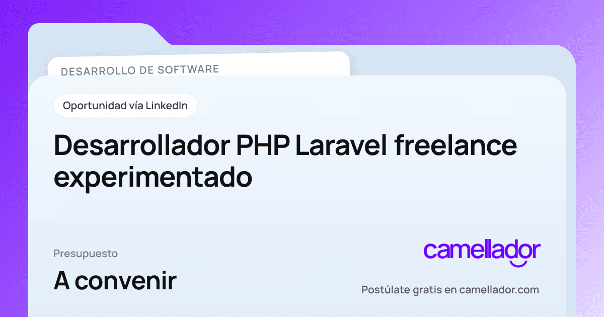 Vista previa del enlace con la marca de Camellador