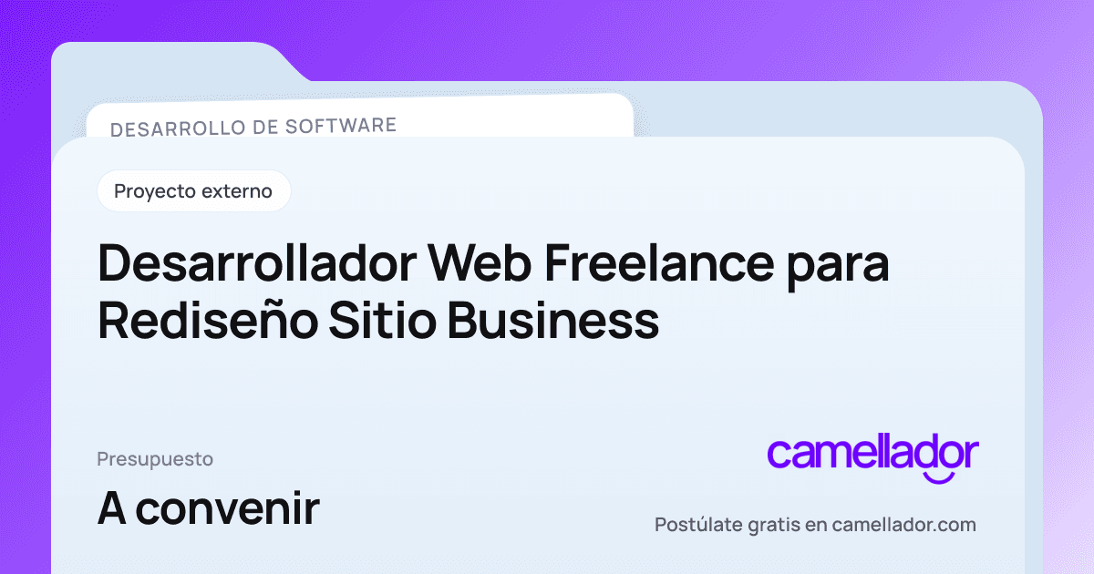 Vista previa del enlace con la marca de Camellador