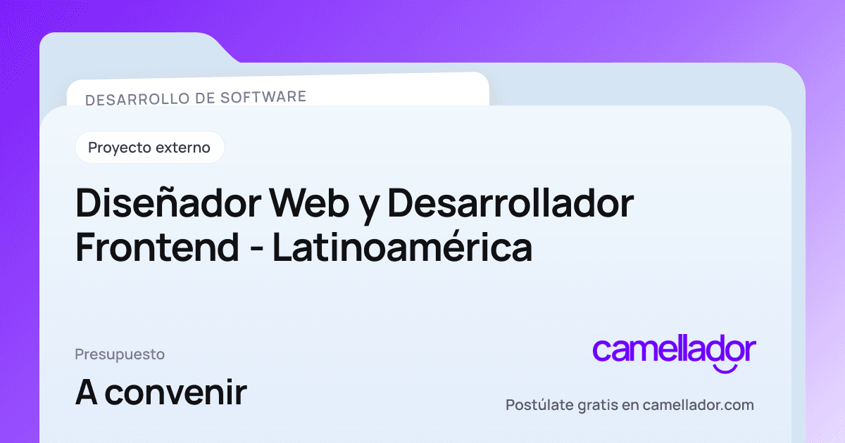 Vista previa del enlace con la marca de Camellador