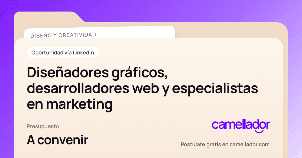 Vista previa del enlace con la marca de Camellador