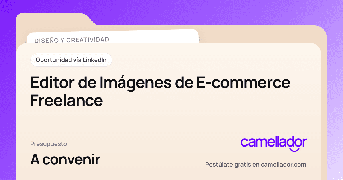 Vista previa del enlace con la marca de Camellador