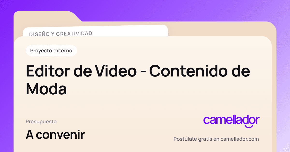 Vista previa del enlace con la marca de Camellador