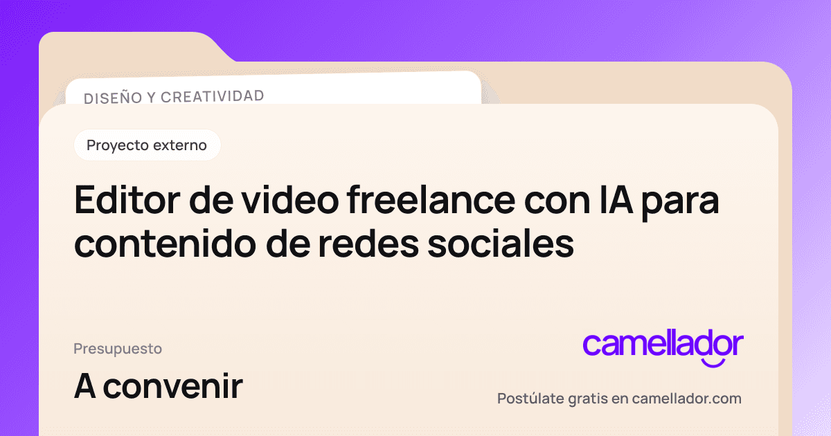 Vista previa del enlace con la marca de Camellador