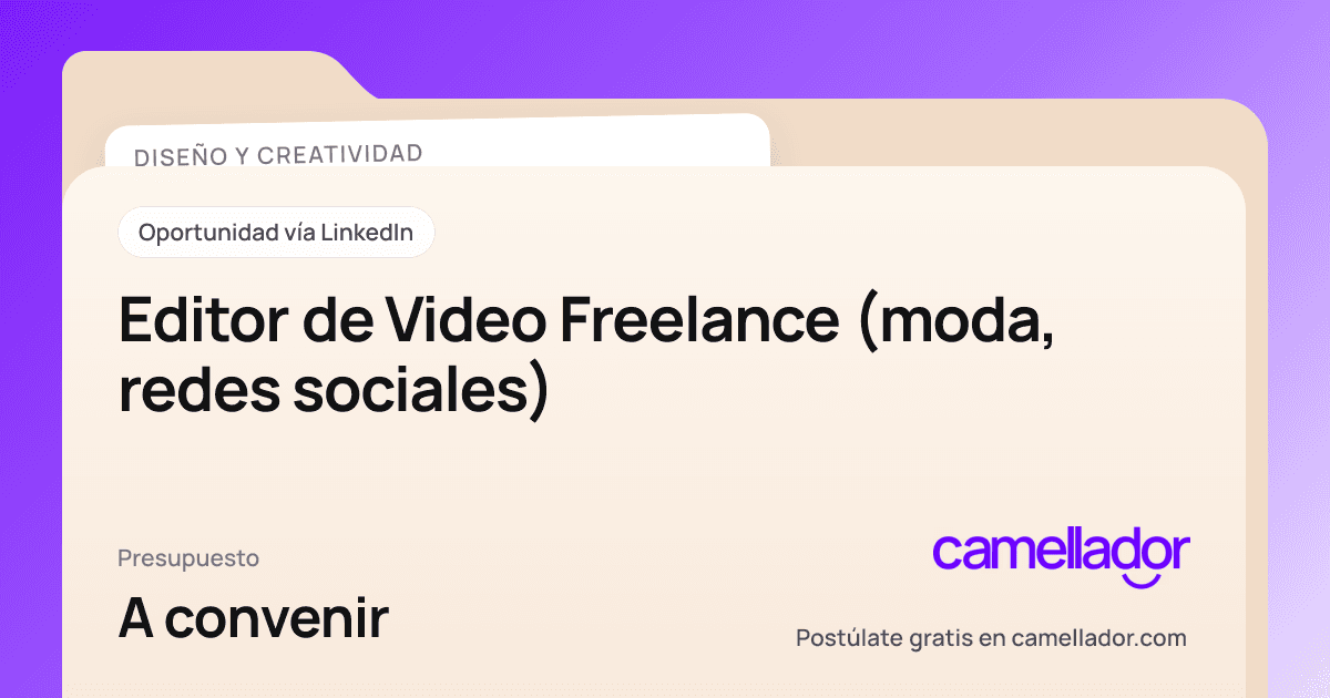 Vista previa del enlace con la marca de Camellador