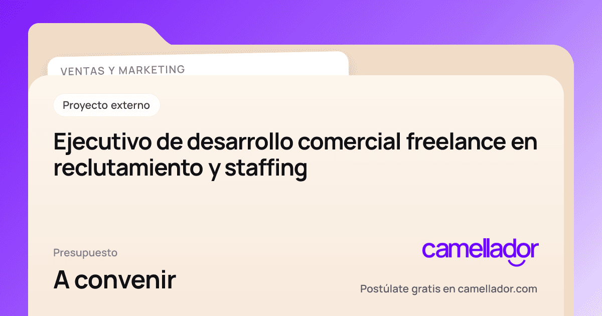 Vista previa del enlace con la marca de Camellador