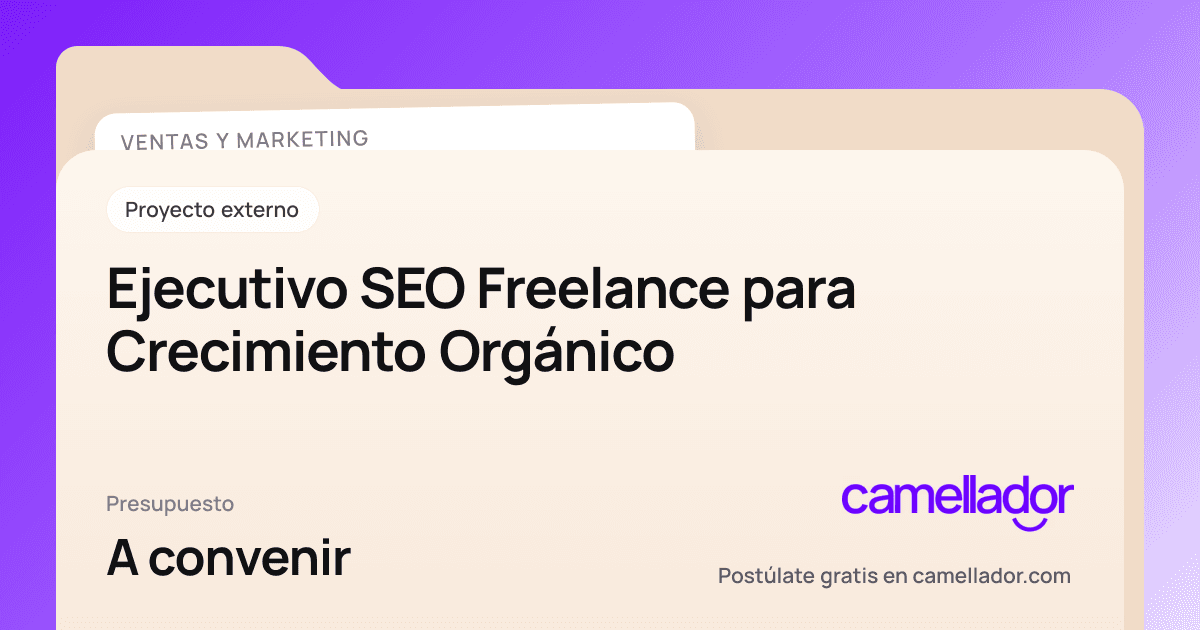 Vista previa del enlace con la marca de Camellador