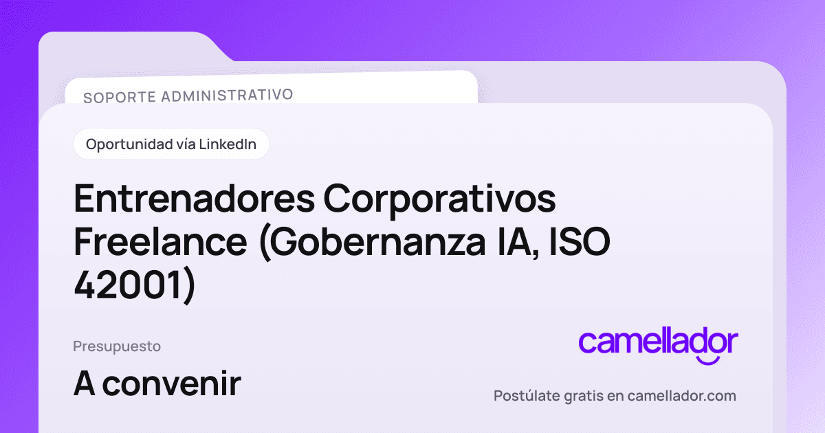 Vista previa del enlace con la marca de Camellador