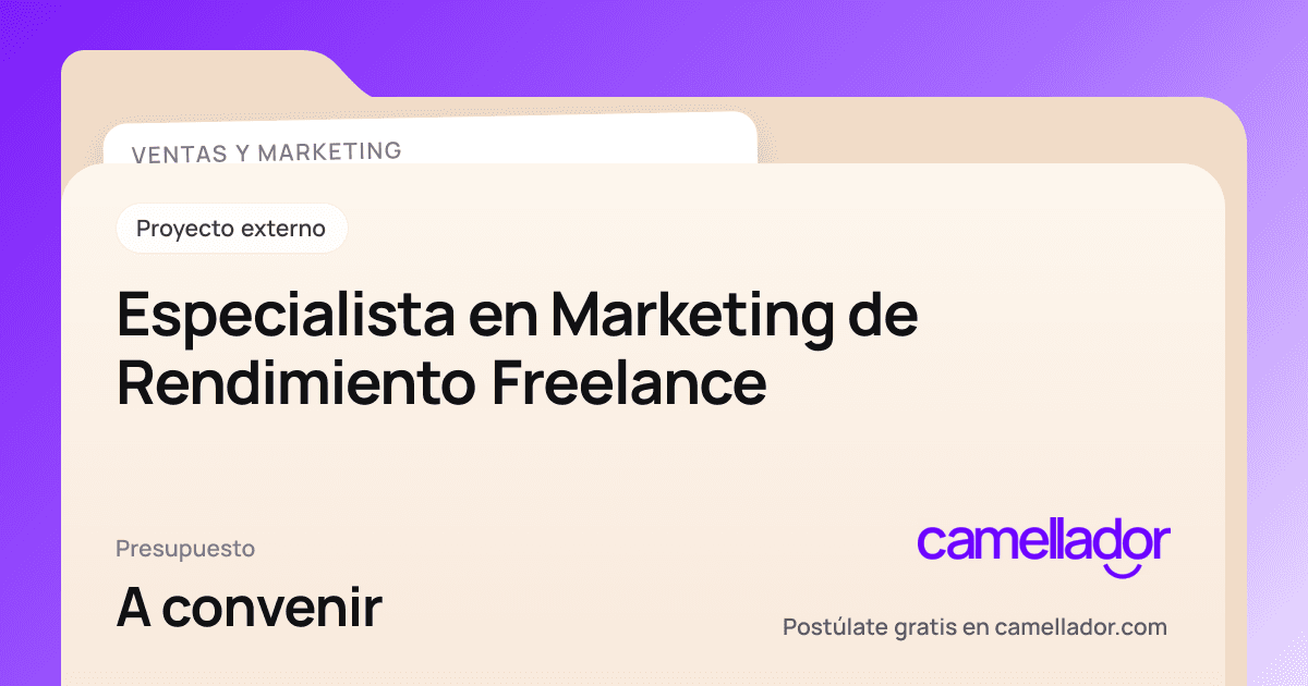 Vista previa del enlace con la marca de Camellador