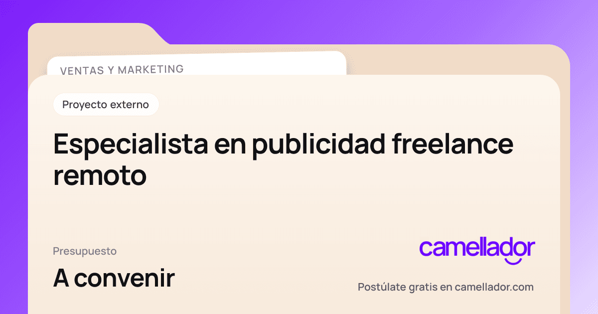 Vista previa del enlace con la marca de Camellador