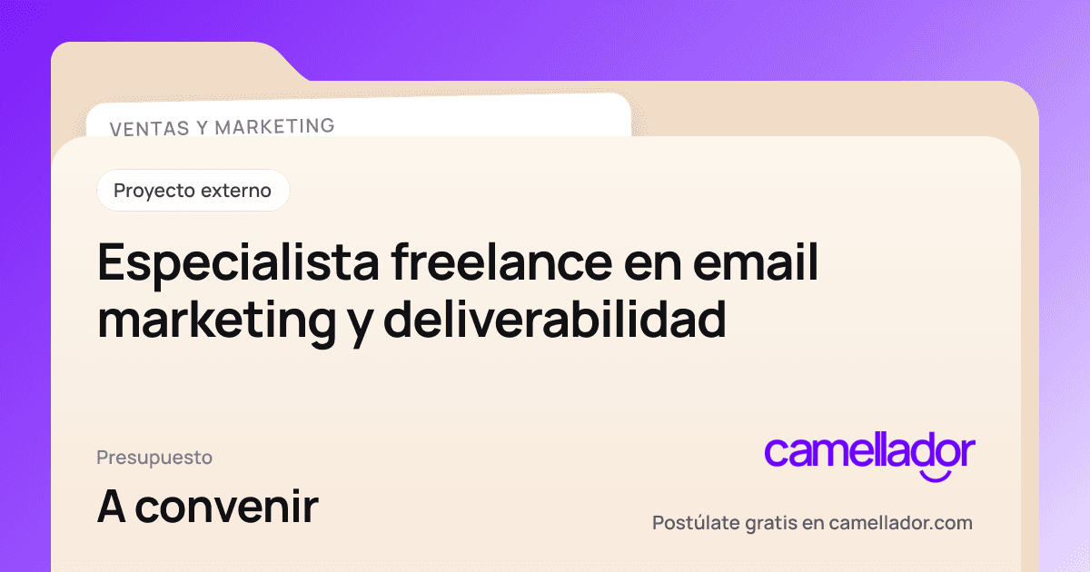 Vista previa del enlace con la marca de Camellador
