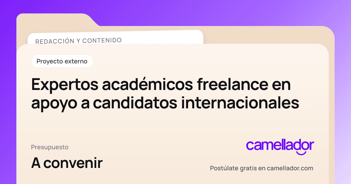 Vista previa del enlace con la marca de Camellador