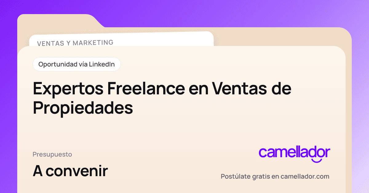 Vista previa del enlace con la marca de Camellador