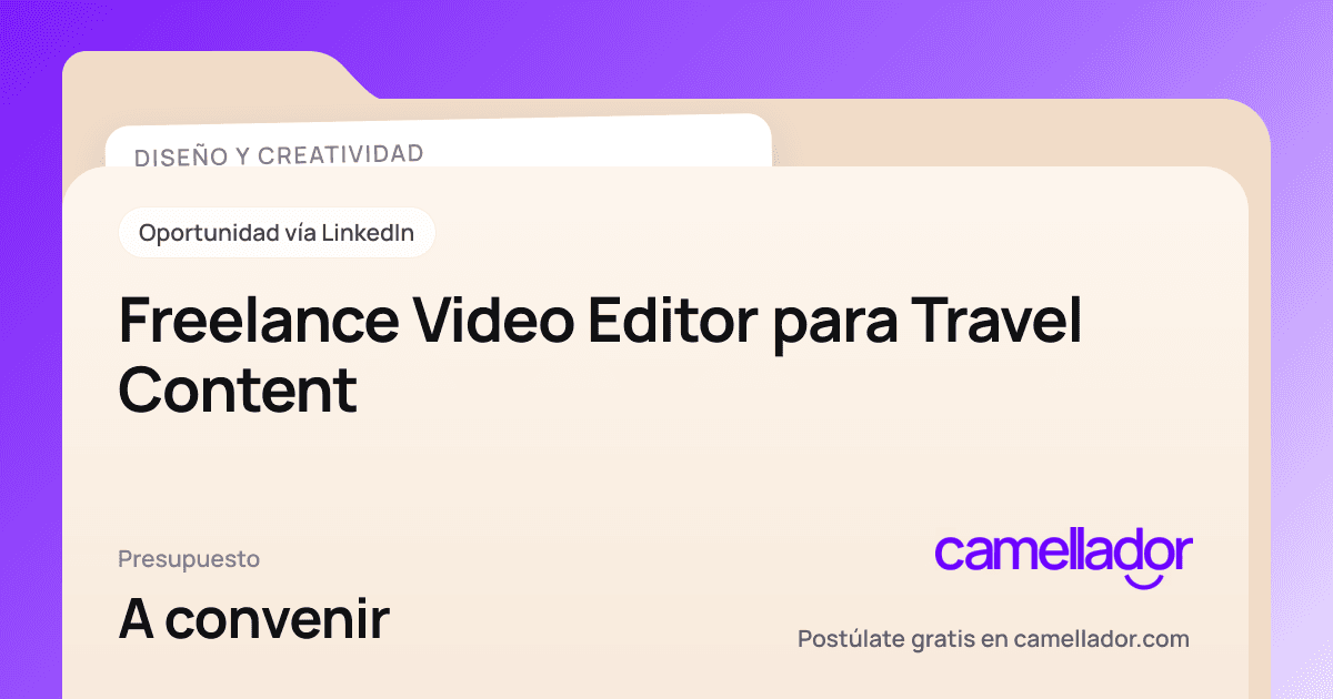 Vista previa del enlace con la marca de Camellador
