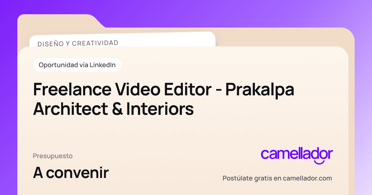 Vista previa del enlace con la marca de Camellador