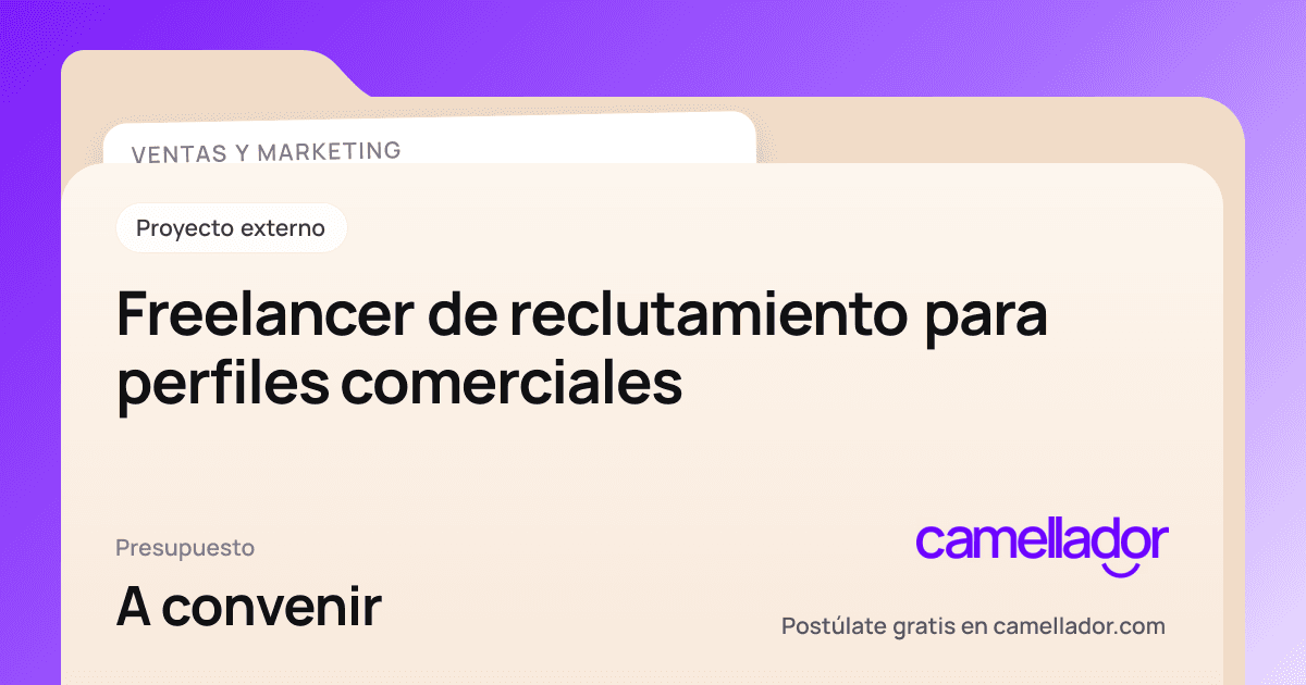 Vista previa del enlace con la marca de Camellador