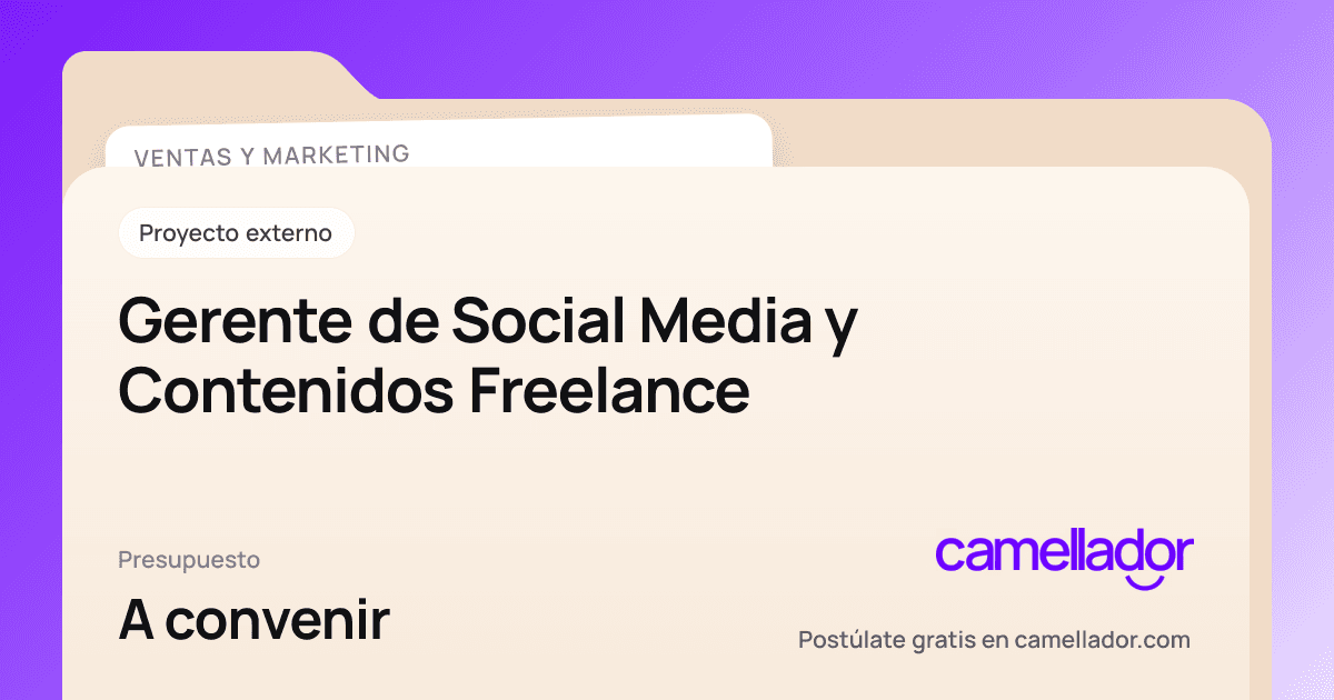 Vista previa del enlace con la marca de Camellador
