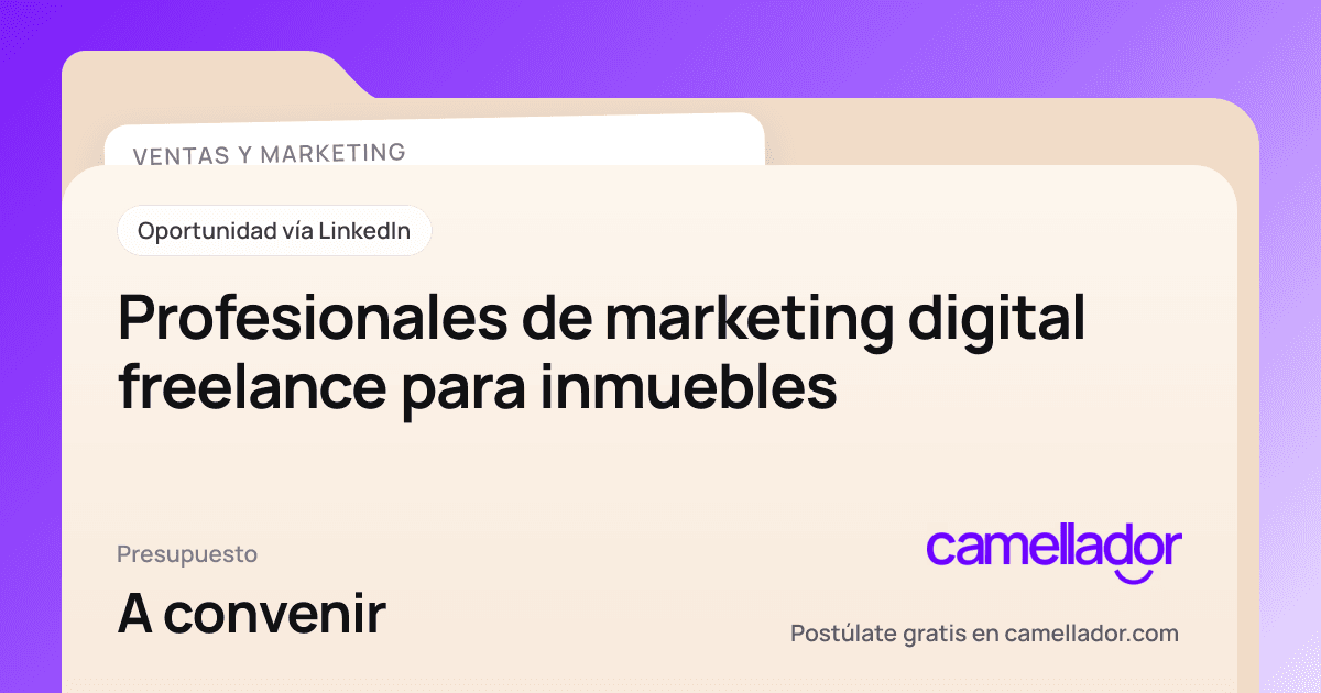 Vista previa del enlace con la marca de Camellador