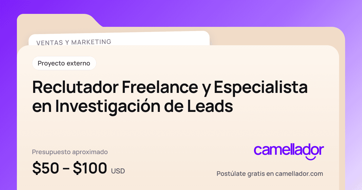 Vista previa del enlace con la marca de Camellador