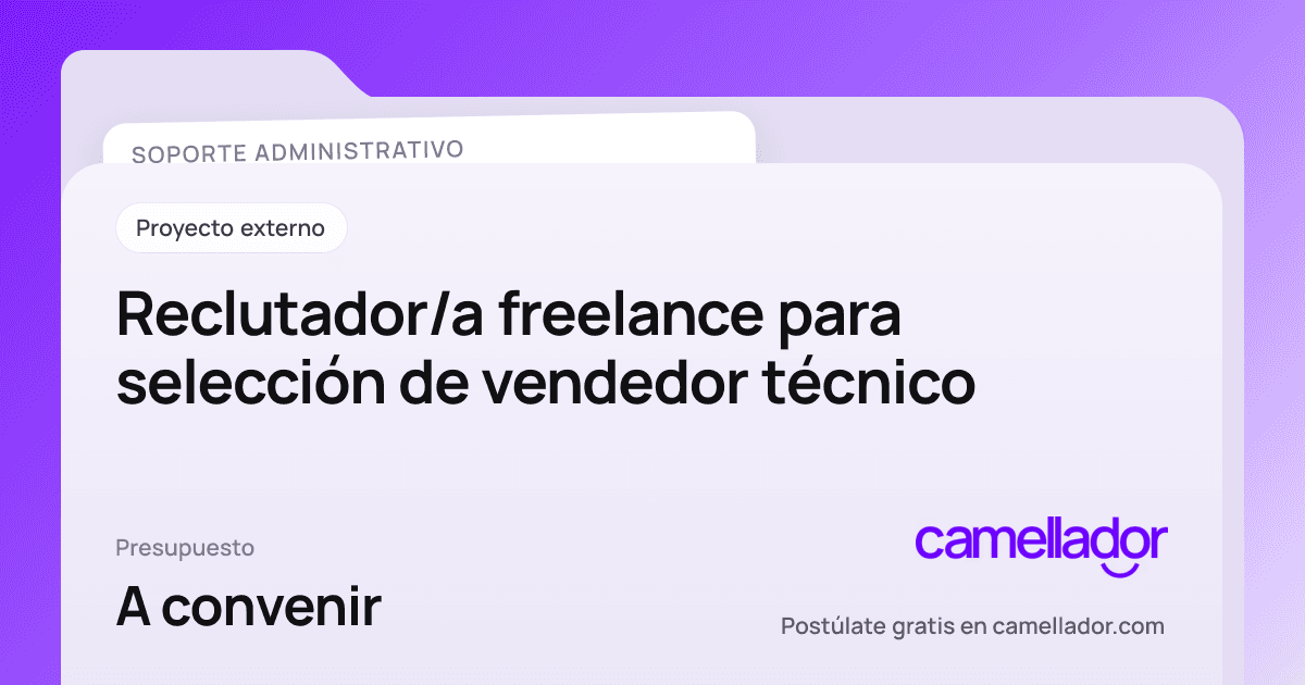 Vista previa del enlace con la marca de Camellador