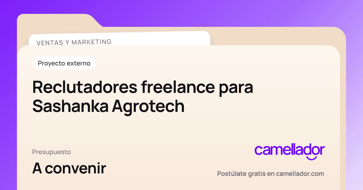 Vista previa del enlace con la marca de Camellador