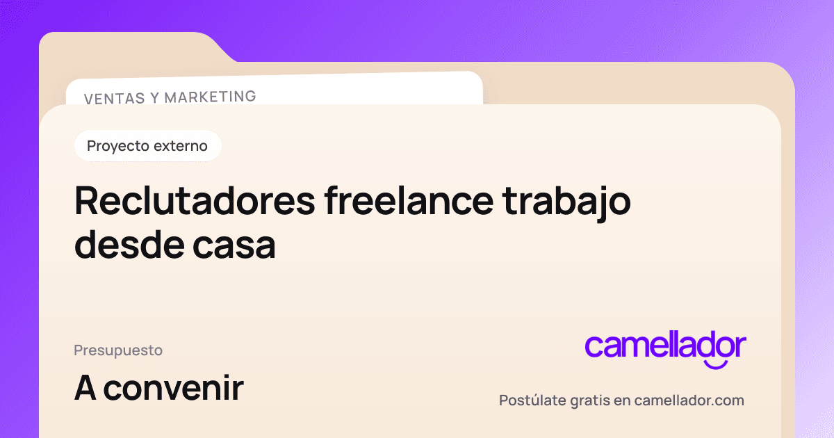 Vista previa del enlace con la marca de Camellador