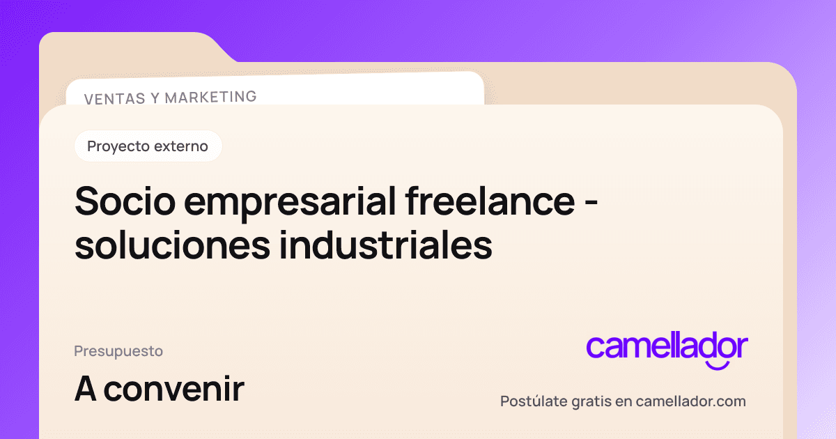 Vista previa del enlace con la marca de Camellador