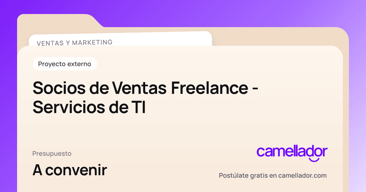 Vista previa del enlace con la marca de Camellador